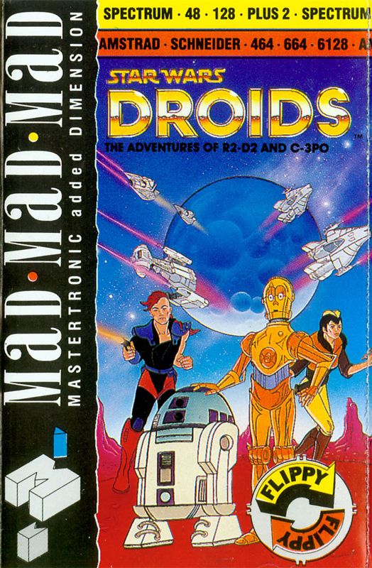 Star Wars: Droids box art for Commodore 64